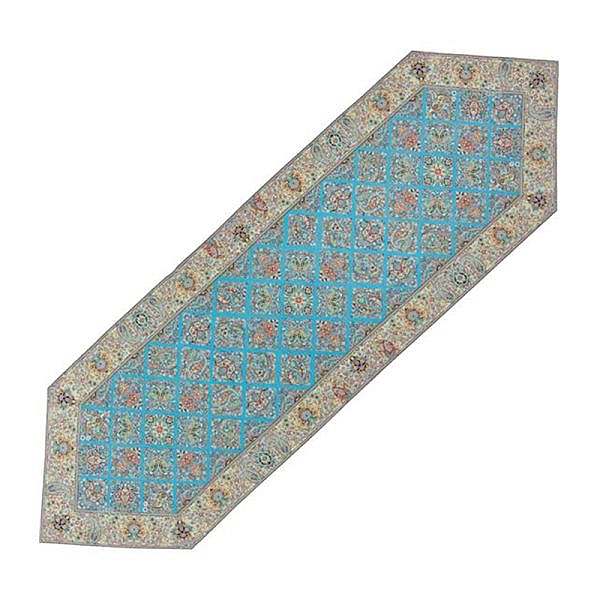 ترمه رومیزی ناهارخوری (رانر) حاشیه دار طرح سلطنتی