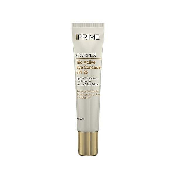 کانسیلر پرایم مدل Corpex Trio Active با SPF25 Prime trio active eye concealer spf25