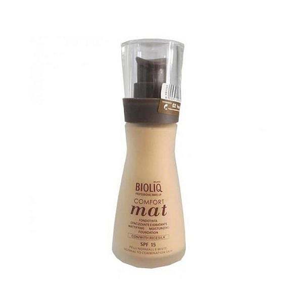 کرمپودر مات بیولیک مدل Comfort Matte مناسب انواع پوست با SPF15 حجم 35 میل Biolik