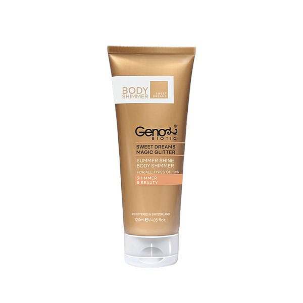 کرم براق کننده ژنوبایوتیک حجم 120 میل Genobiotic Shine Body Shimmer