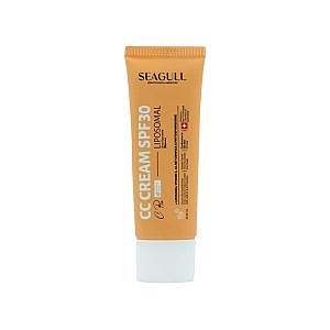 سی سی کرم رنگی متعادل کننده چربی سی گل مناسب پوست چرب با SPF30 حجم 50 میل Seagull