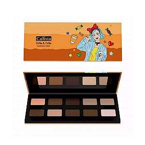 پالت سایه کالیستا مدل Callista Coffee & Toffee Eye Shadow Palette No. 20