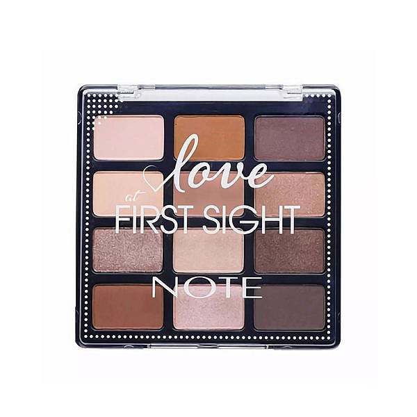 پالت سایه 12 رنگ نوت مدل Note Love At First Sight eyeshadow Palette