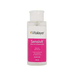 محلول پاک کننده آرایش ویتالیر مدل Sensivit حجم 250 میل Vitalayer