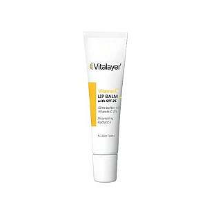 بالم لب مرطوب کننده ویتالیر مدل ویتامین C با SPF25 حجم 15 میل Vitalayer