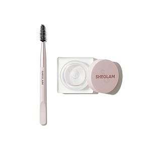 ژل ابرو کاسه ای شیگلم مدل Set Me Up Hold همراه با اپلیکاتور دو طرفه Sheglam