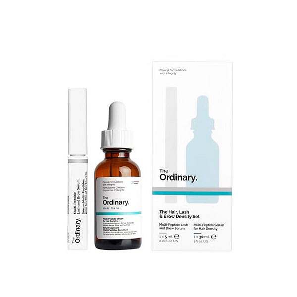پک سرم تقویت کننده مو، مژه و ابرو اوردینری مدل Ordinary Density Set