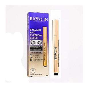 سرم تقویت مژه و ابرو بیوکسین حاوی کلاژن و هیالورونیک اسید حجم 3 میل Bioxcin