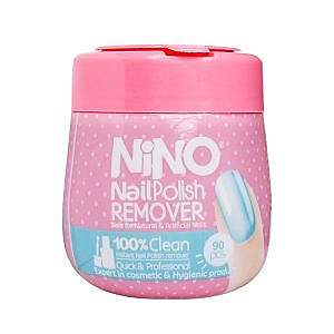 دستمال مرطوب لاک پاک کن قوطی نینو Nino