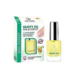 روغن مراقبت از ناخن گلدن رز مدل Beauty Oil حجم 11 میل Golden Rose