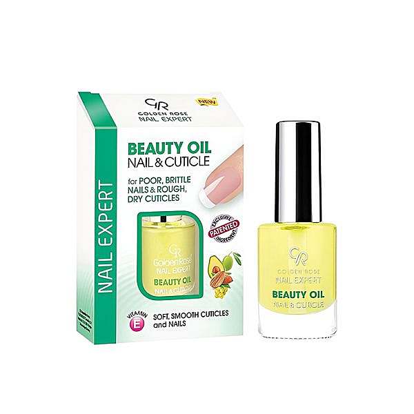 روغن مراقبت از ناخن گلدن رز مدل Beauty Oil حجم 11 میل Golden Rose