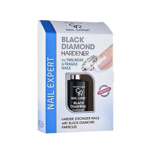 لاک تقویت کننده و سفت کننده ناخن گلدن رز مدل بلک دیاموند Golden Rose