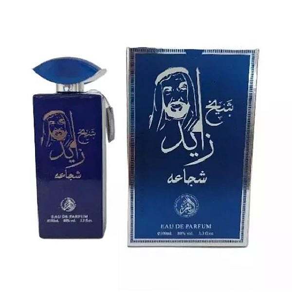 ادکلن زنانه مردانه ال فخر مدل شیخ زاید شجاعه ابی حجم 100 میل