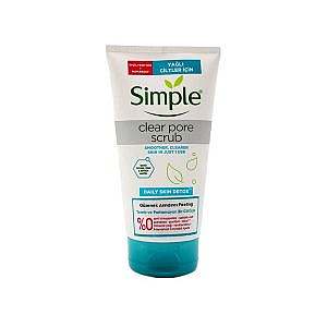اسکراب پاک کننده منافذ سيمپل مدل Simple Clear Pore Scrub