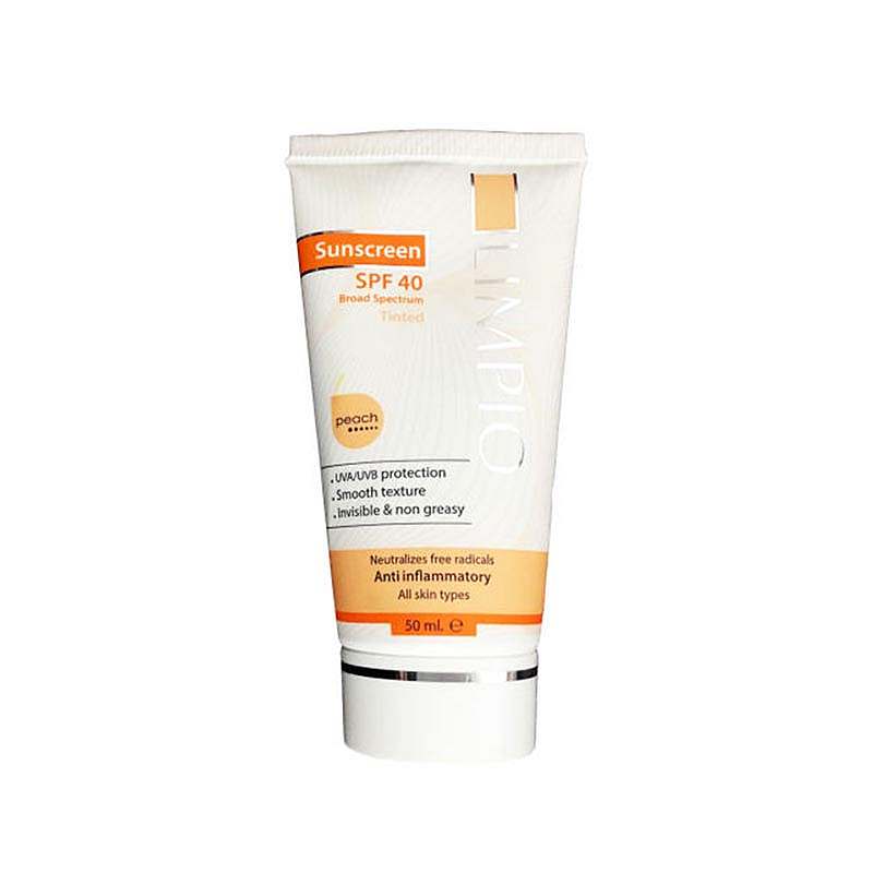 jmz2893 کرم ضد آفتاب لیمپیو Limpio Sunscreen Peach SPF40