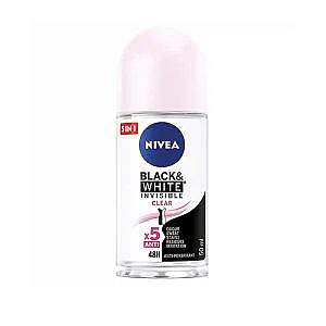 مام رول زنانه نیوآ بلک اند وایت اینوزیبل | Nivea Black & White Invisible Clear
