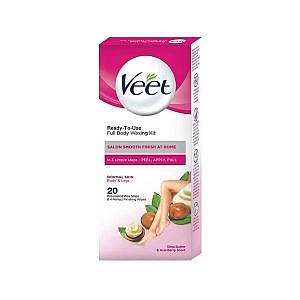 نوار موبر بدن ویت مخصوص پوست نرمال 20 عددی Veet