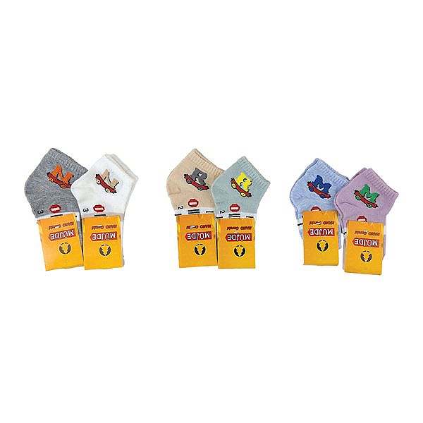 جوراب نخی مچی 1-2-3 سال طرح حروف انگلیسی
