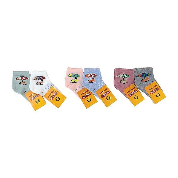 جوراب نخی مچی 1-2-3 سال طرح چتر
